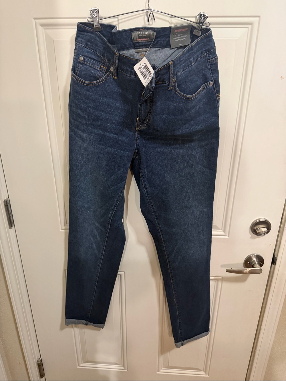 torrid Dark Blue Slim Straight Jeans
